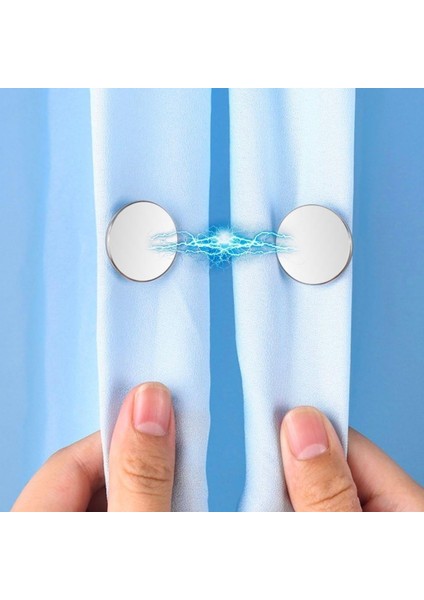 ® Güçlü Perde ve Kumaş Mıknatısı - 2'li Set indirimleri