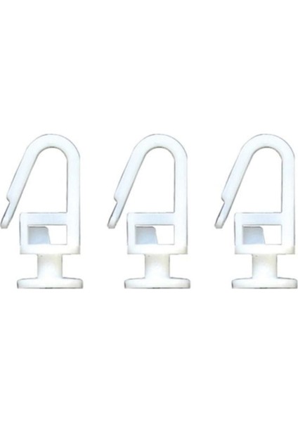 Home Perde Ruleti Korniş Takma Düğmesi Kilitli Rulet 50 Adet 6774