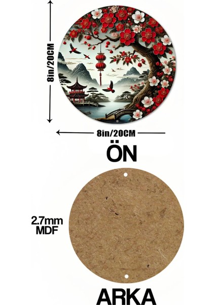Dekorasyonunuza Estetik Bir Dokunuş Katacak Uv Baskılı Mdf Duvar Süsü – 33X33 cm & 20X20 cm DT121 indirimleri
