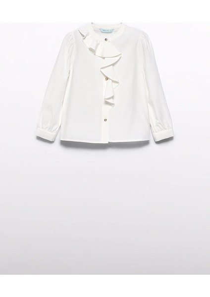 Abel Lula Lız Çocuk Krem Bluz 5679