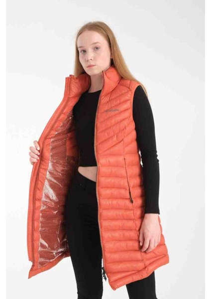 Omnı Heat Termal Turuncu Slim Fit Kadın Yelek modelleri