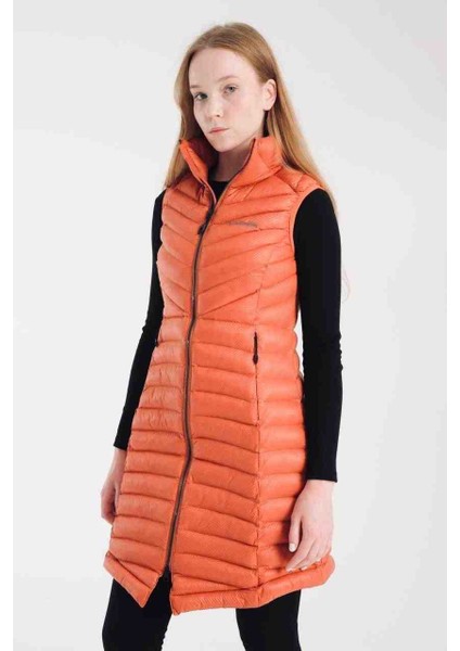 Omnı Heat Termal Turuncu Slim Fit Kadın Yelek indirimleri