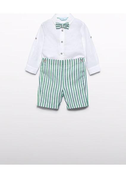 Abel&lula Erkek Bebek Bermuda Takım Yeşil 5209 fiyatları