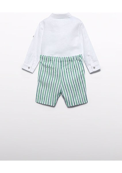 Abel&lula Erkek Bebek Bermuda Takım Yeşil 5209 modelleri