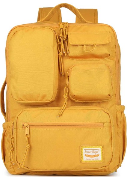 Okul Sırt Çantası Geniş Hacimli Laptop Gözlü Reflektör Fermuar Yandan Cepli