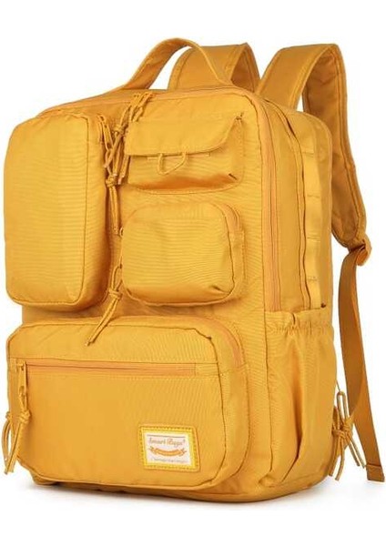 Okul Sırt Çantası Geniş Hacimli Laptop Gözlü Reflektör Fermuar Yandan Cepli fiyatları