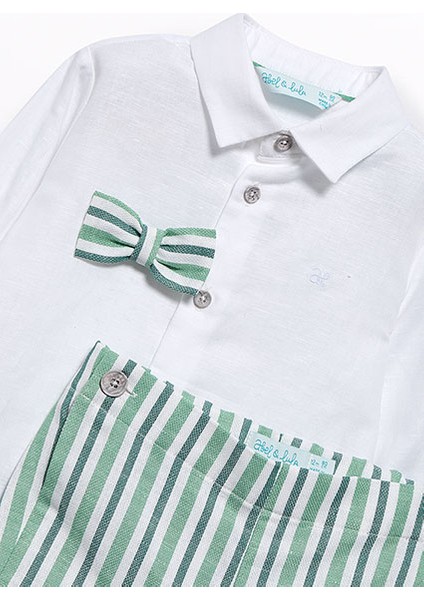 Abel&lula Erkek Bebek Bermuda Takım Yeşil 5209 fırsatları