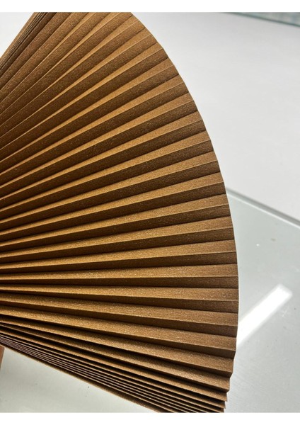 Honeycomb (Bal Peteği) %100 Karartma ve Isı Yalıtımlı Plise Perde Blackout Kahverengi fiyatları