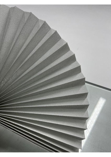 Plise Katlanır Cam Balkon Perdesi - Ofis Perdesi - Mutfak Perdesi - Salon Perdesi Gri modelleri