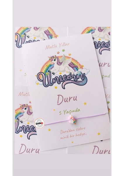 Unicorn Temalı Doğum ve Doğum Günü Hediyesi 30 Adet fiyatları