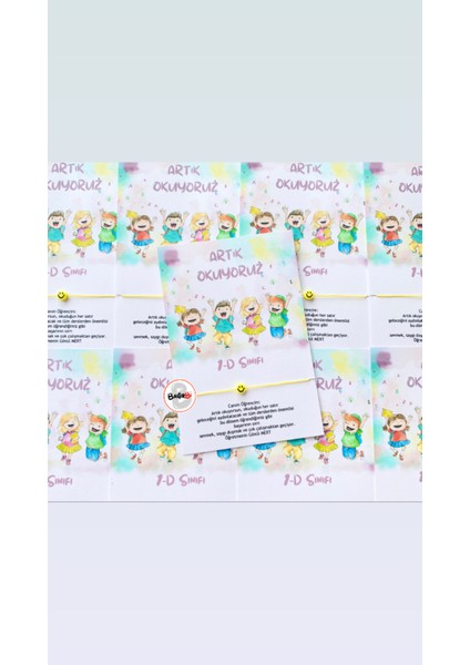 Okuma Bayramı Hediye Şans Bilekliği 30 Adet