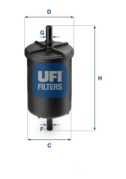 Yakit Benzin Filtresi P106-P206-P207-P208-P301-P306-P307-P308-P406-P407-P508-P2008-P3008-P5008-C2- C3-C4-C5-C-Elysee-Partner-Berlingo-Expert 1.0-1.1-1.4-1.6 Thp-Vti Clio-Kangoo-Laguna-Megane-Tr Dpmah
