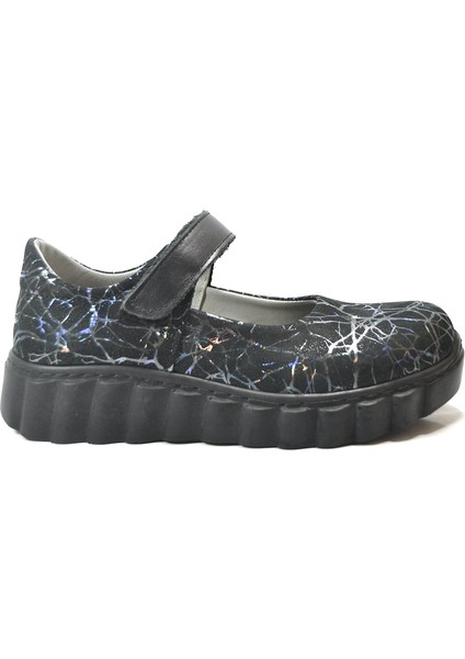 262 Hakiki Deri Cırtlı Ortopedik Kız Çocuk Okul Babet Ayakkabı