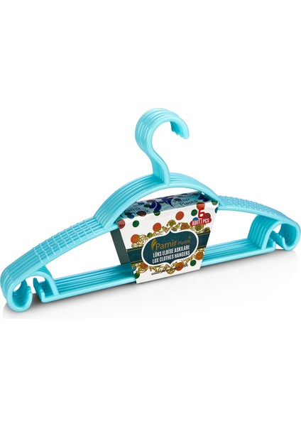 12 Adet Galaxy Askı Elbise Askısı - Karışık Renk