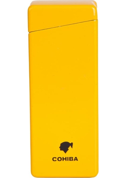 Tek Torch Pürmüz Sarı Metal Puro Çakmağı