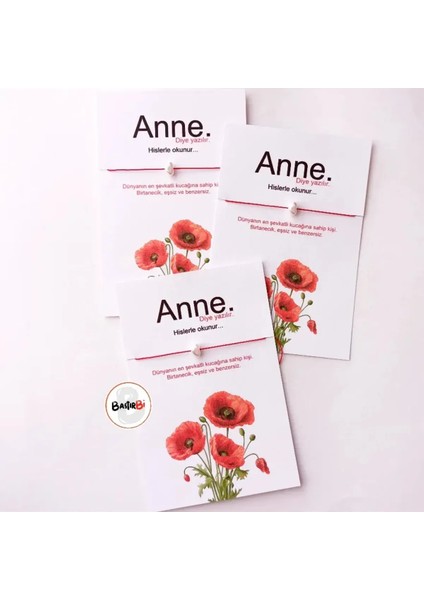 Anneler Günü Hediyesi Kalp Inci Şans Bilekliği 10 Adet