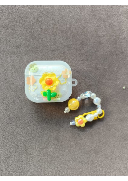 Airpods Sevimli Sarı Çiçek Desenli Kılıf 3. Nesil fiyatları