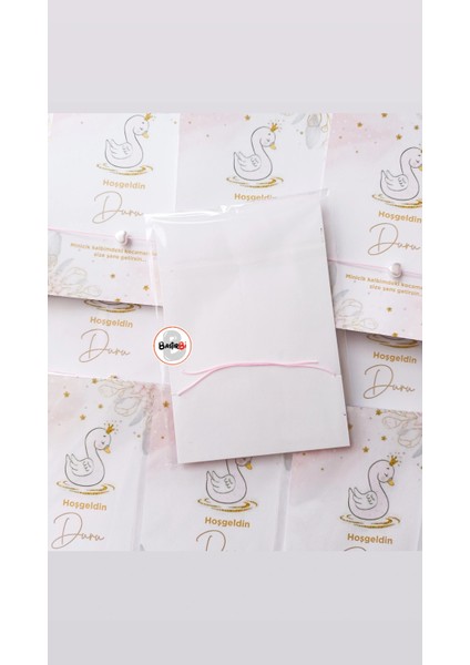 Kuğu Temalı Hoşgeldin Bebek, Mevlid L, Doğum Günü Hediyesi 30 Adet modelleri