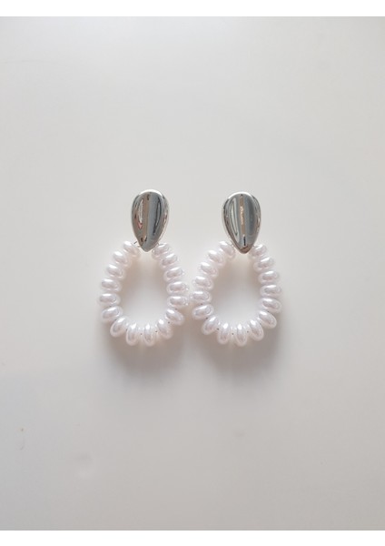 Silver Damla Dizi Inci Küpe fiyatları