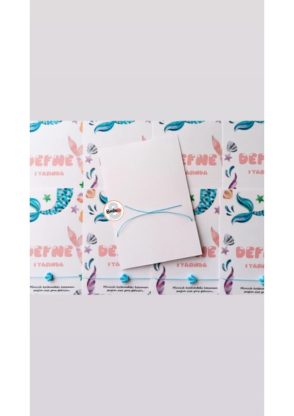 Deniz Kızı Temalı Doğum Günü Hediyesi 30 Adet modelleri