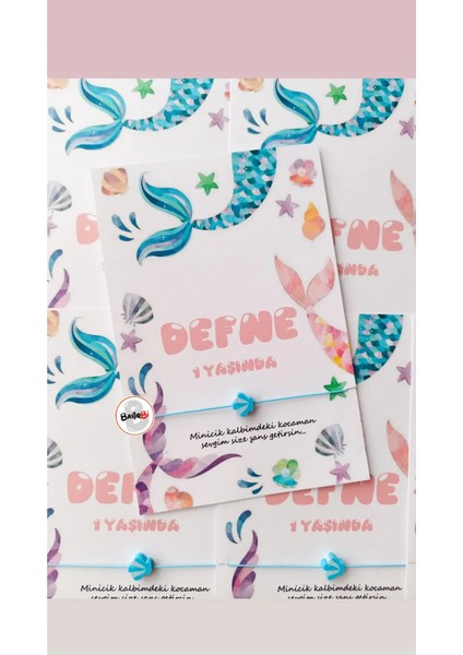 Deniz Kızı Temalı Doğum Günü Hediyesi 30 Adet fırsatları