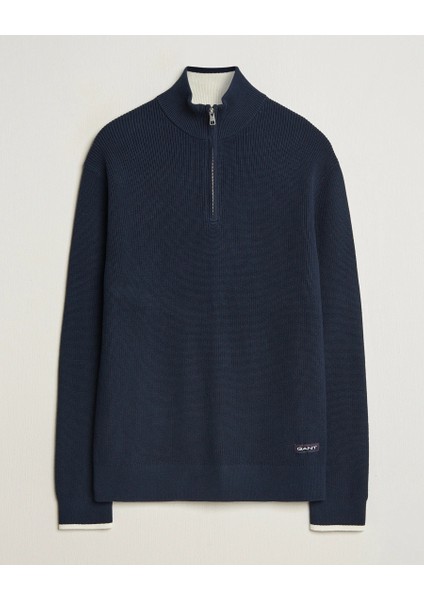 Erkek Yarım Fermuar Örme Triko