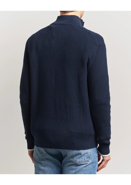 Erkek Yarım Fermuar Örme Triko modelleri