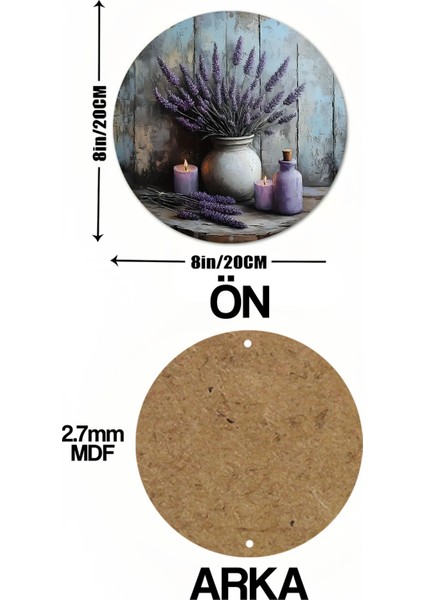 Doğallığı ve Şıklığı Bir Araya Getiren Uv Baskılı Mdf Duvar Süsü – 33X33 cm & 20X20 cm DT109 indirimleri