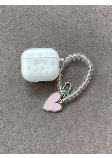 Airpods Uyumlu Kalp Desenli Kılıf 3. Nesil