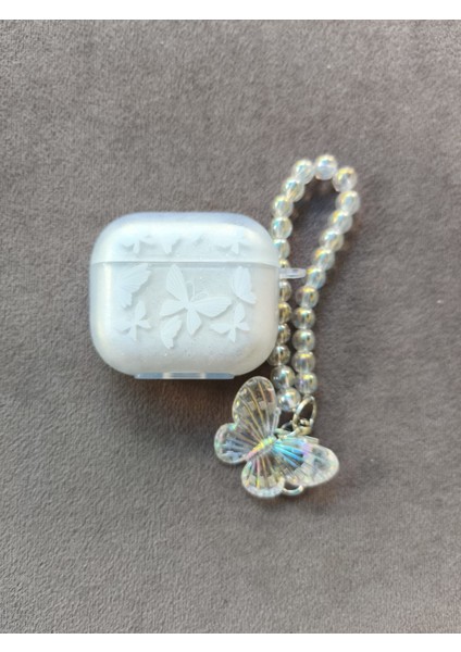 Airpods Kelebek Desenli Kılıf 3. Nesil Uyumlu