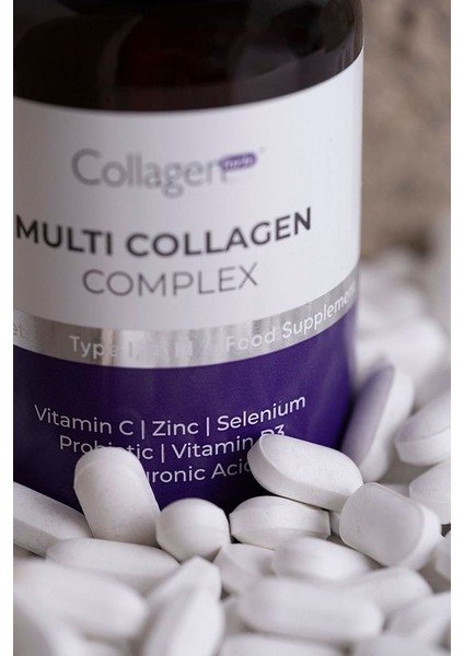 Multivitamin Kolajen ,vitamin C-D3 , Zinc , Selenium , Hyaluronic Acid , Probiyotik ,1500 Mg x 90 Tablet fiyatları