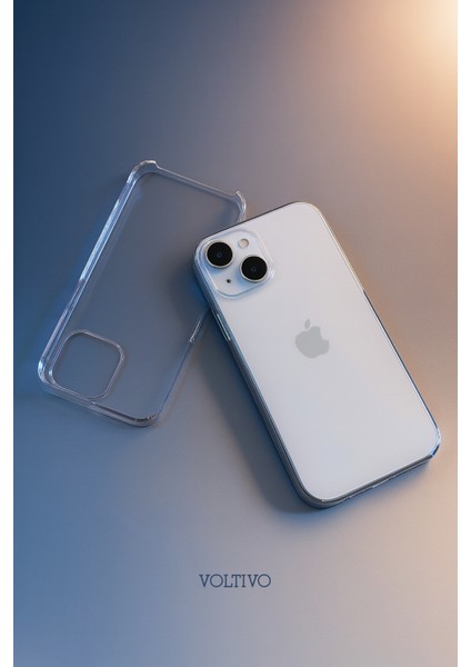 iPhone 15 - Sert Mika Şeffaf Sararmaz Ince Altı Kesik Premium Kılıf