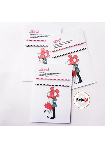 14 Şubat Sevgililer Günü Kadın Erkek Marteniçka Bileklik Set 5 Adet