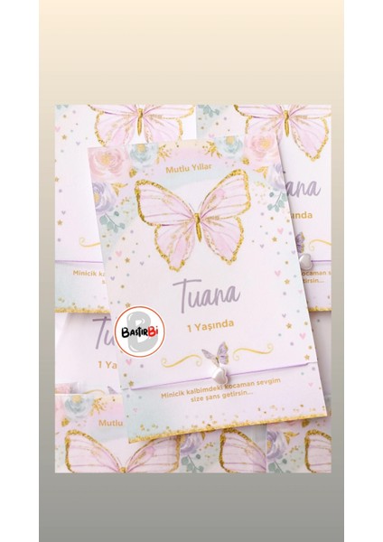 Kelebek Temalı Doğum Günü Hediyeliği 30 Adet fiyatları