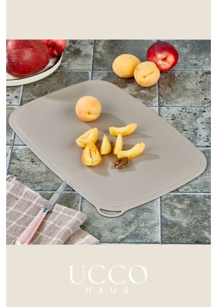 Esnek Kaymaz Kesim Matı 23X34 cm | Bıçak Dostu Pratik Doğrama ve Taşıma Altlığı Sunumluk modelleri