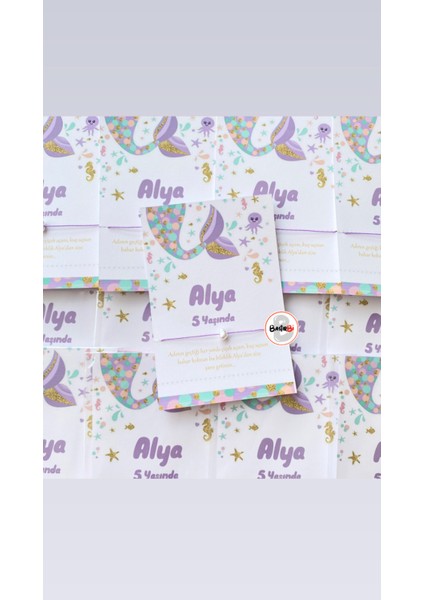 Deniz Kızı Konsept Doğum Günü Hediyesi 30 Adet