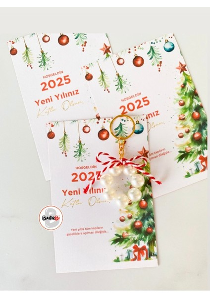 Yılbaşı Hediyesi Inci Anahtarlık fiyatları