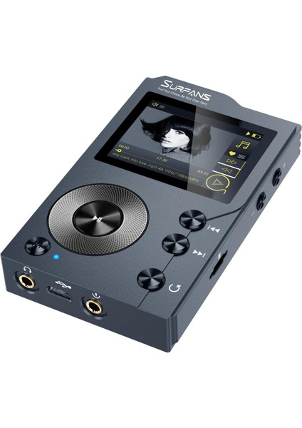 F20 Hi-Fi Mp3 Çalar | Bluetooth 5.2 | Dsd Dac | 64GB + 256GB’A Kadar | Yüksek Çözünürlüklü Müzik Player
