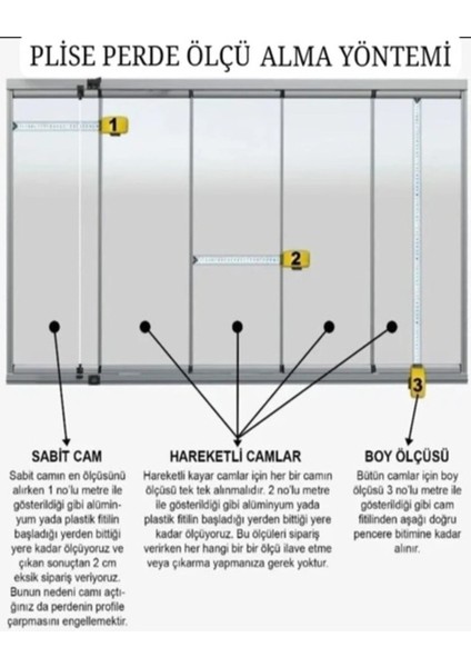 Plise Katlanır Cam Balkon Perdesi - Ofis Perdesi - Mutfak Perdesi - Salon Perdesi Gri