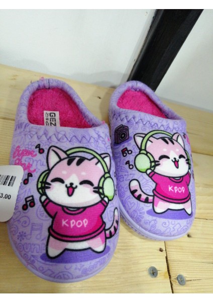 Yeni Sezon Kışlık Köpek Desenli Içi Pamuklu Kız Çocuk Ev Terliği fiyatları