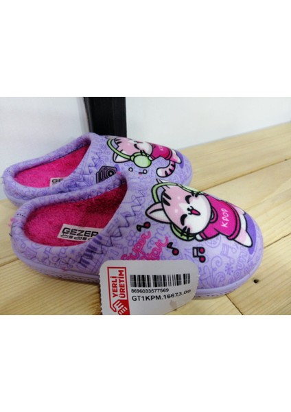 Yeni Sezon Kışlık Köpek Desenli Içi Pamuklu Kız Çocuk Ev Terliği fırsatları