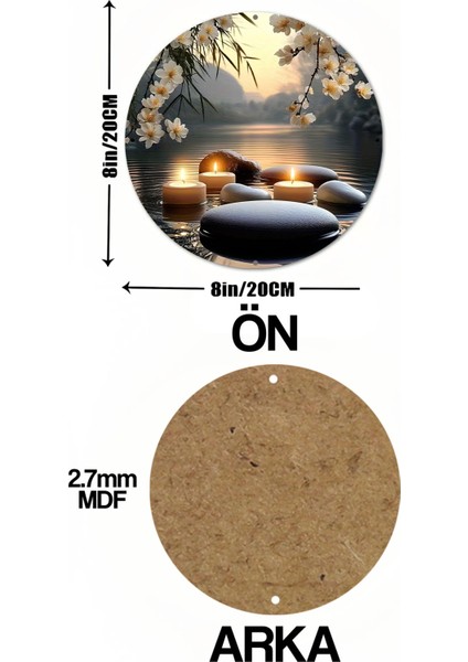 Evinize Huzur ve Estetik Katacak Uv Baskılı Mdf Duvar Süsü – 33X33 cm & 20X20 cm DT117 indirimleri