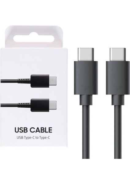 Samsung Uyumlu Hızlı Şarj Kablosu Iki Ucu Type-C 5 Amper