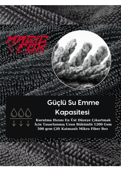 1200 Gsm Cift Katlı Araç Kurulama Havlusu modelleri