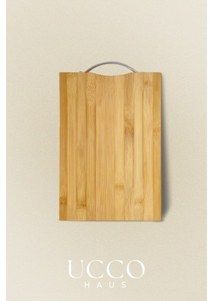Metal Saplı Bambu Kesme Tahtası 21,5X32 cm Orta Boy – Antibakteriyel, Sağlıklı, Dayanıklı fiyatları