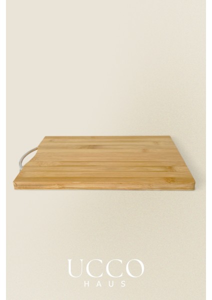 Metal Saplı Bambu Kesme Tahtası 21,5X32 cm Orta Boy – Antibakteriyel, Sağlıklı, Dayanıklı modelleri