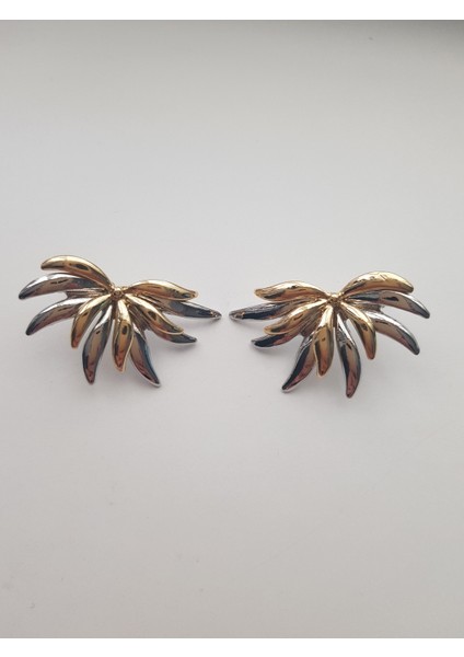 Gold Silver Palmiye Küpe fiyatları