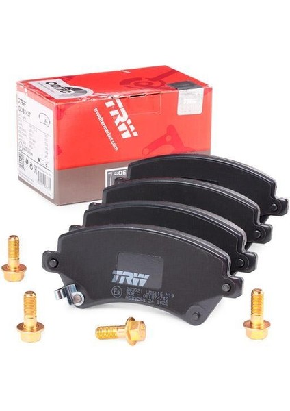 Toyota Corolla Uyumlu Ön Fren Balatası E12 Benzinli 2002-2007 Trw