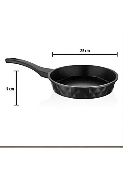 Döküm Tava Seti 3’lü – Yapışmaz Yüzeyli 20-24-28 cm indirimleri