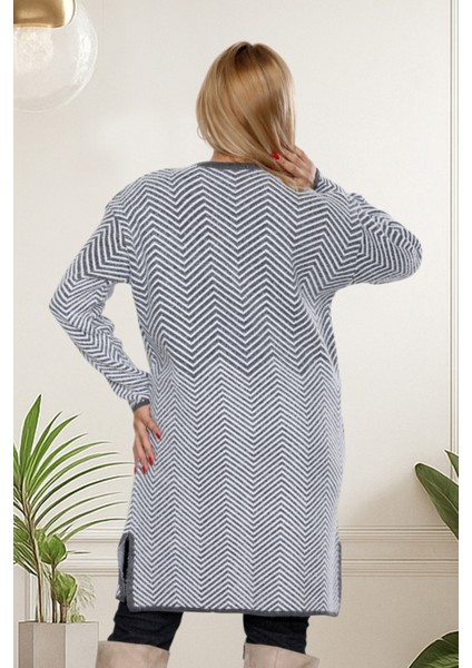 Diz Boy Sakal (Yumoş) Iplik Ceket -Iki Cepli Triko Kazak Yeni Sezon Şıklığı fırsatları